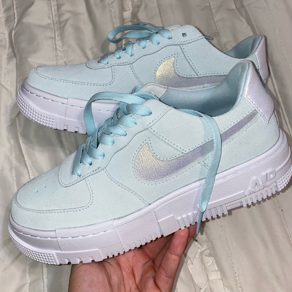 AIR FORCE 1 PIXEL GLACIER BLUE